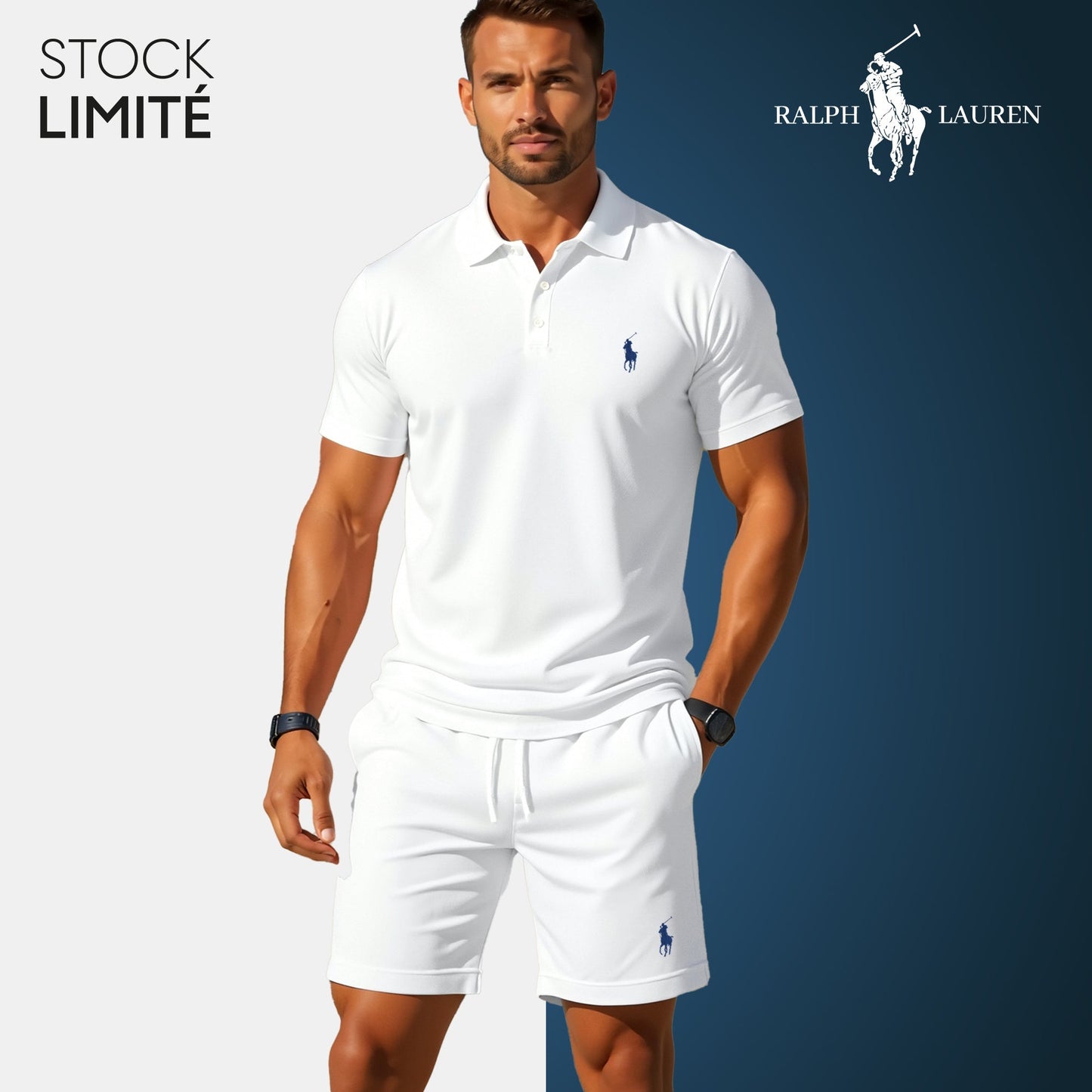 RL Ensemble Polo & Short Homme – | Édition Limitée