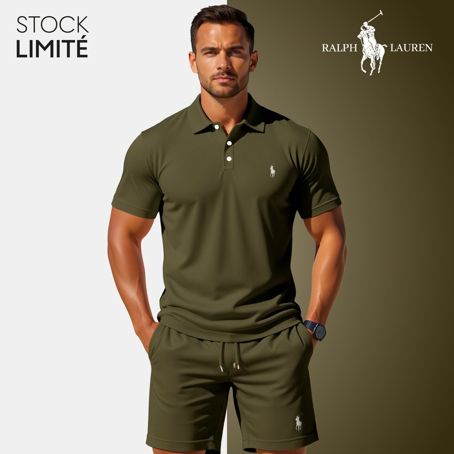 RL Ensemble Polo & Short Homme – | Édition Limitée