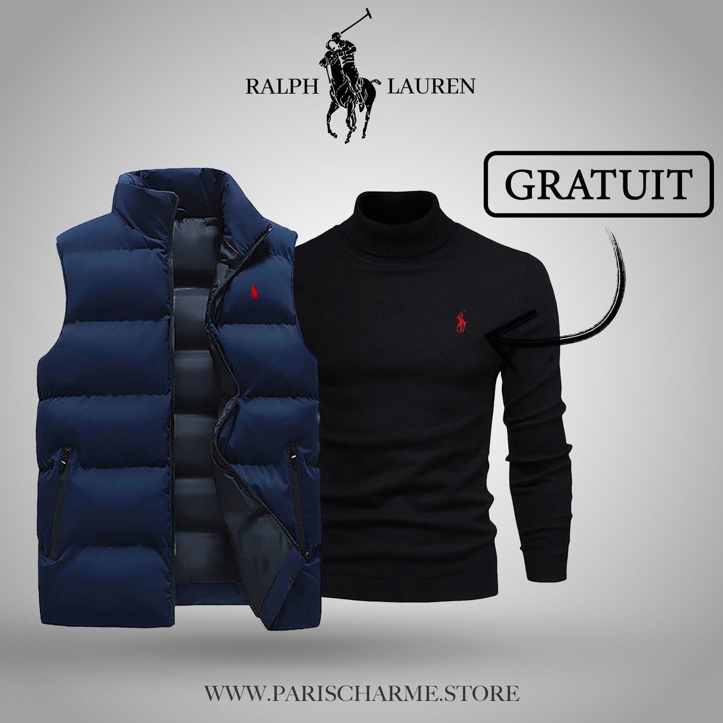 RL Gilet + Pull Offert (DESTOCKAGE)