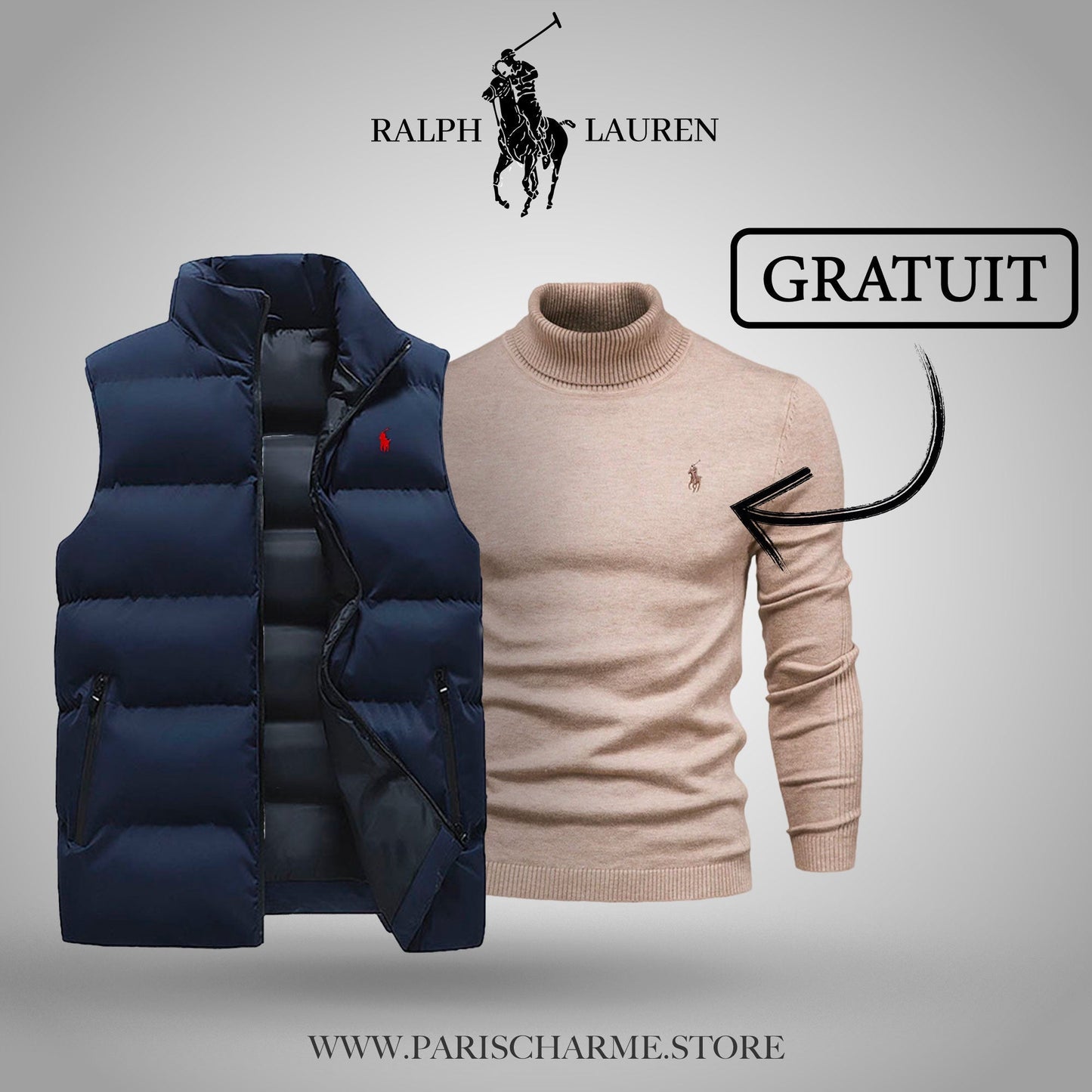 RL Gilet + Pull Offert (DESTOCKAGE)
