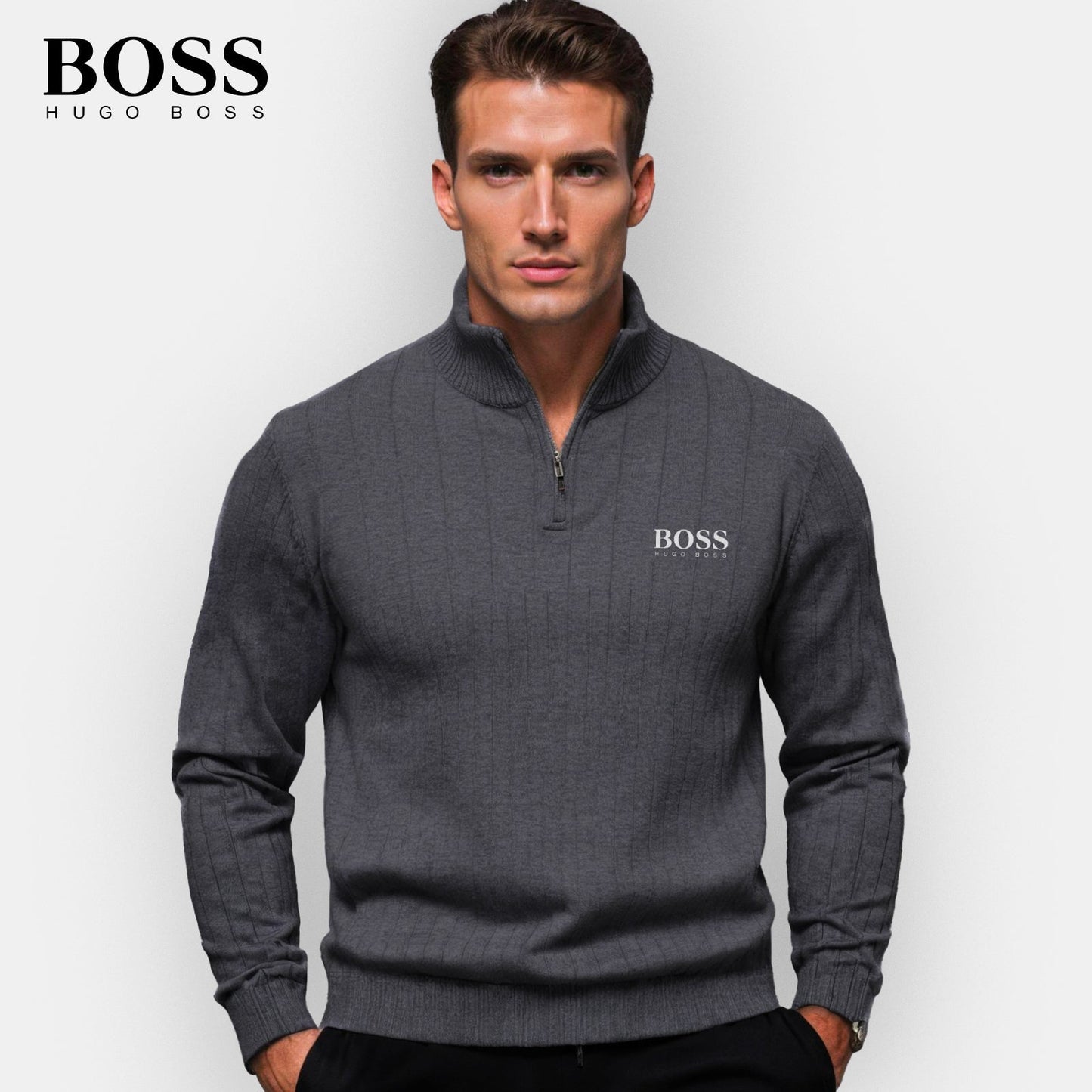 HB Maglione con zip (LIQUIDAZIONE)