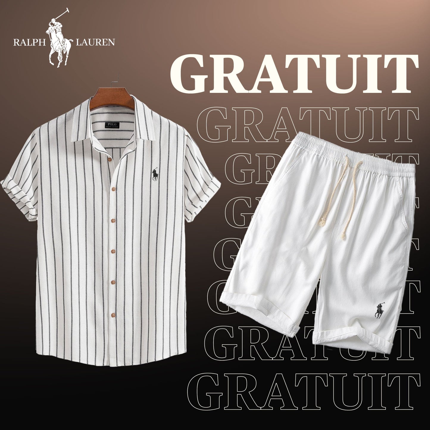 RL Pack : Chemise Signature + Short Offert
