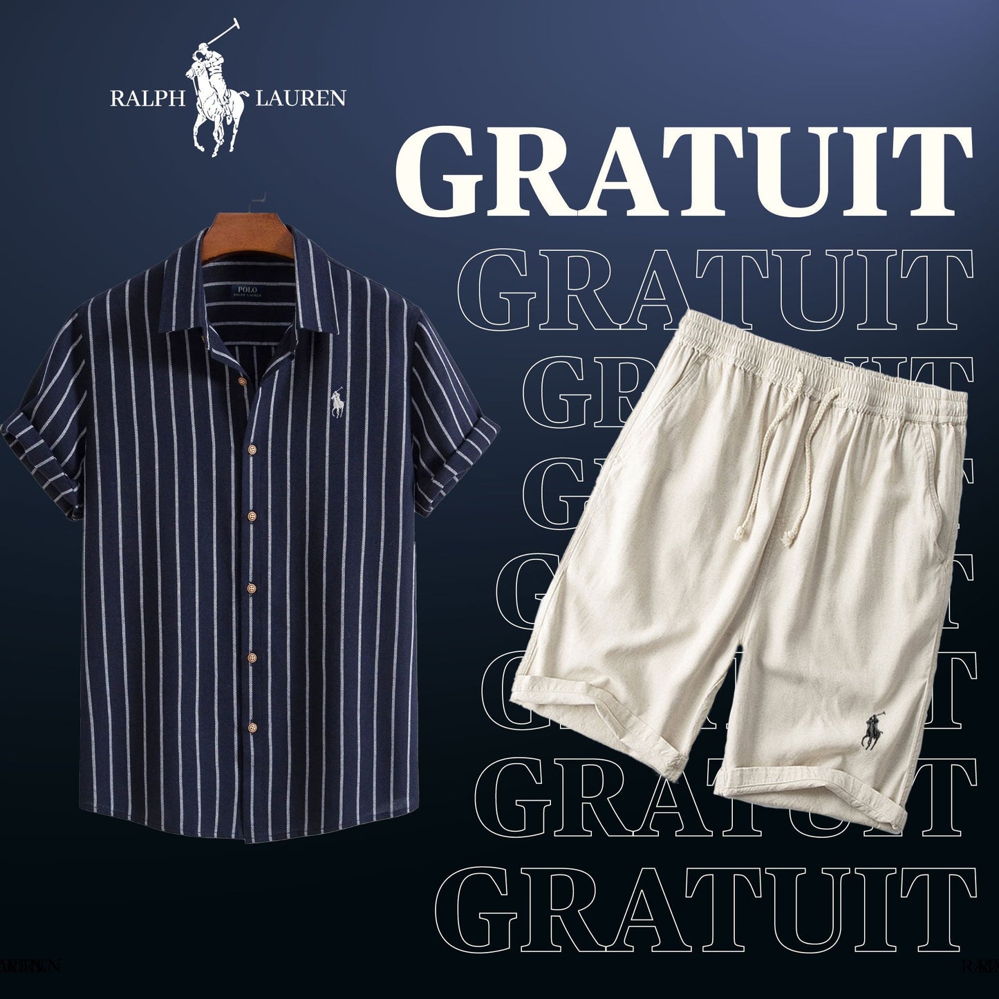RL Pack : Chemise Signature + Short Offert