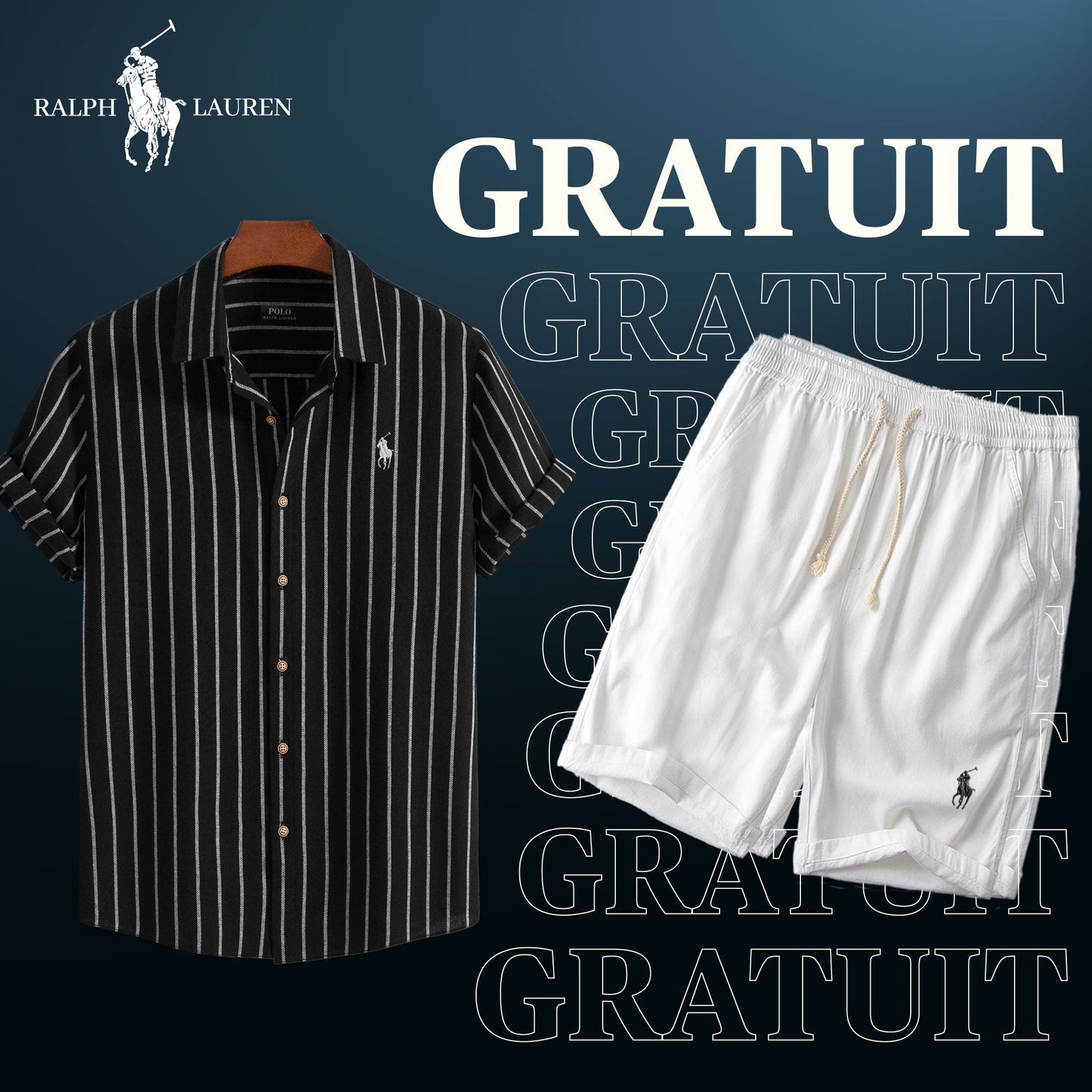 RL Pack : Chemise Signature + Short Offert