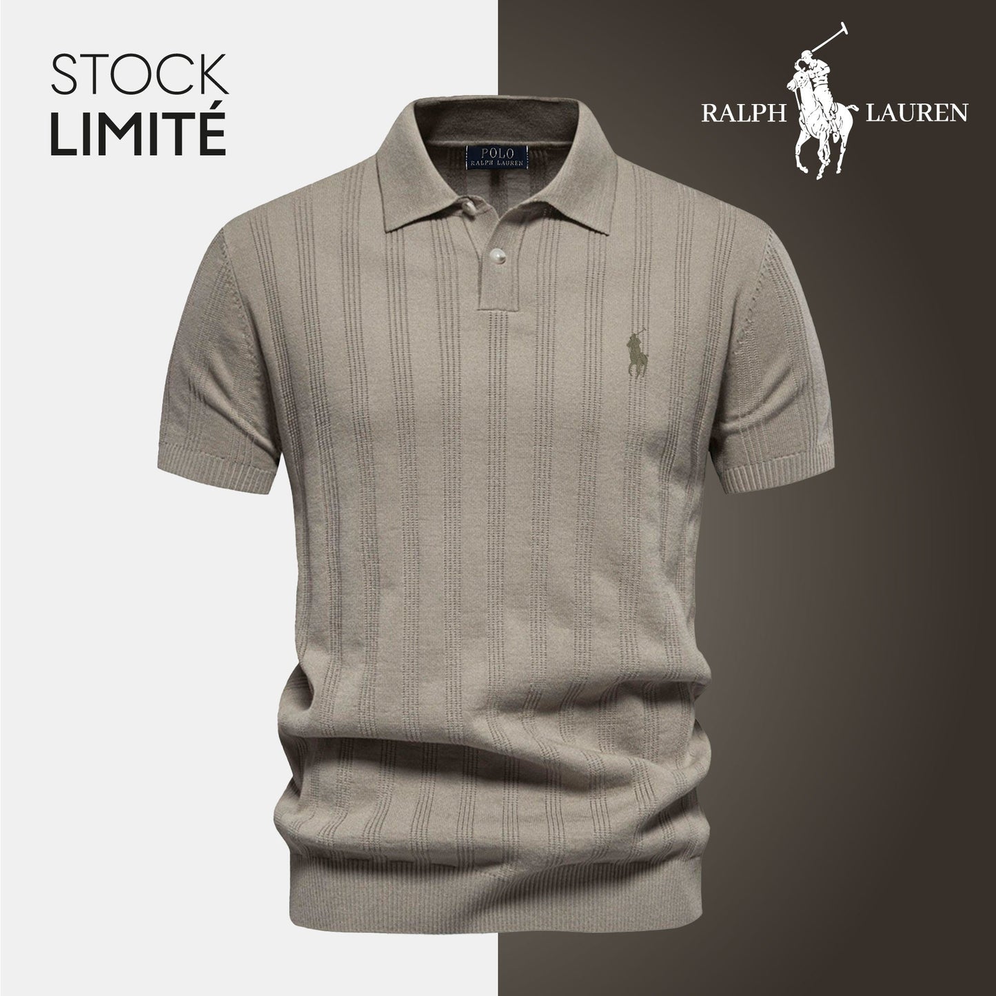 RL Polo Homme Maille Texturée RL